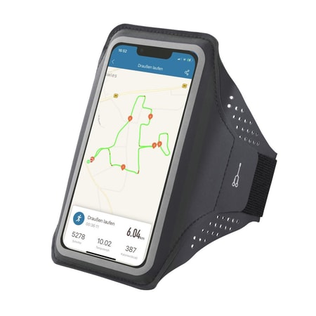 Sportarmband "Finest Sports" für Smartphones, Größe XL, Anthrazit