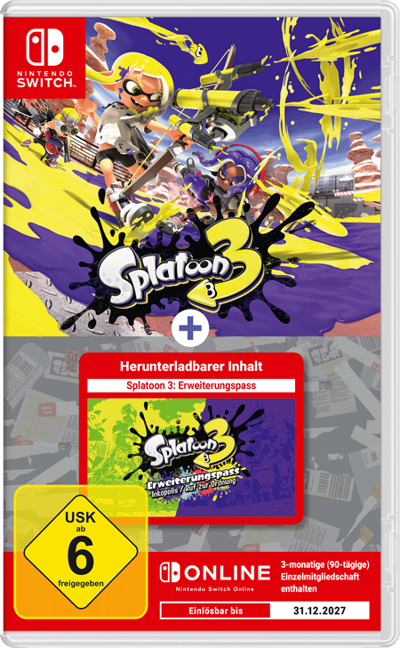 Splatoon 3 + Erweiterungspass - Set Nintendo Switch-Spiel