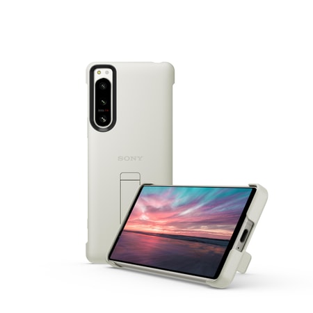 Xperia 5 IV Cover Ecru weiß Handyhülle