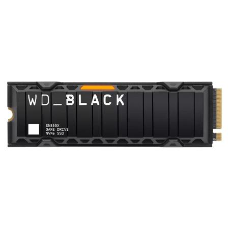 WD_BLACK SN850X NVMe-SSD 1 TB, mit Kühlkörper