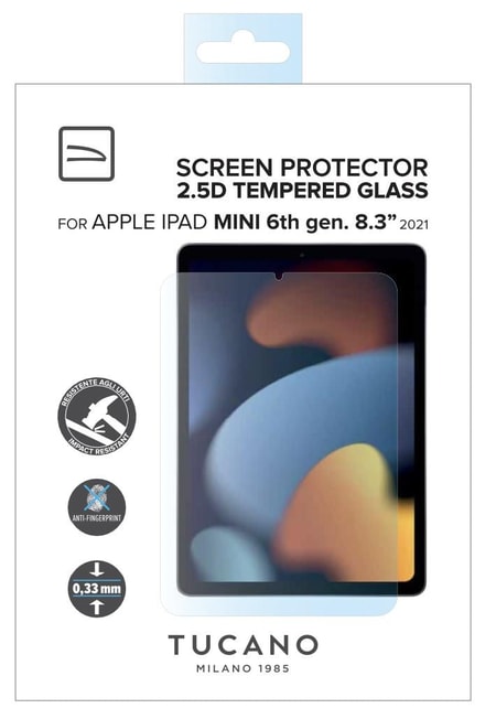 Displayschutzglas für Apple iPad mini, 6.Gen. 8,3'' (2021) Tablet-Schutzglas