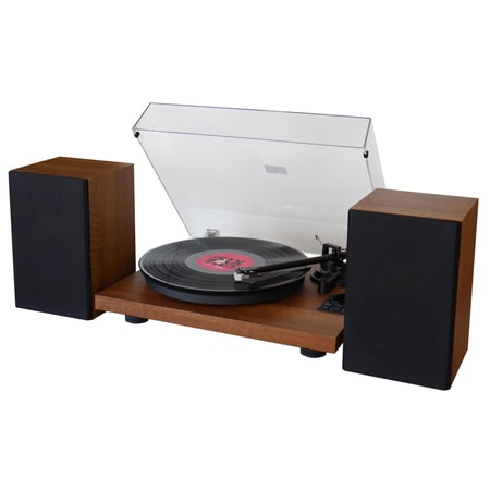 PL711BR Holz Plattenspieler