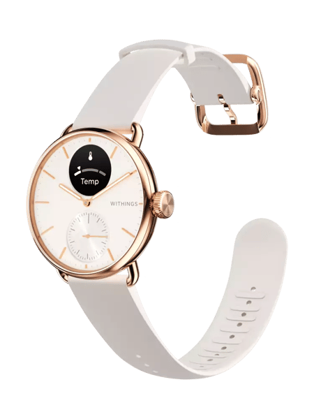 ScanWatch 2 38mm Rose Gold White Smartwatch