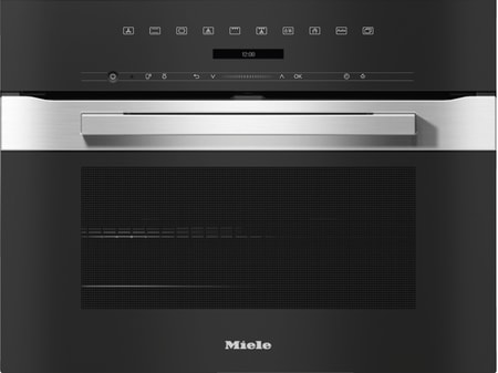 H 7244 BP Kompakt-Backofen Edelstahl/CleanSteel