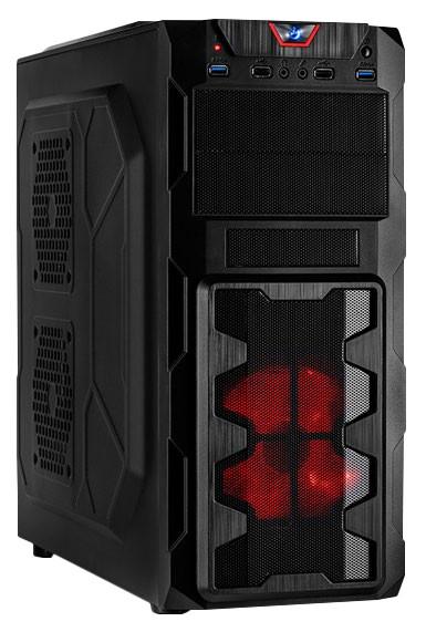 Gaming-PC G12 18V, Schwarz, AMD Ryzen 7-2700X, 16GB, 250GB SSD + 100GB HDD, GeForce GTX 1060 6GB