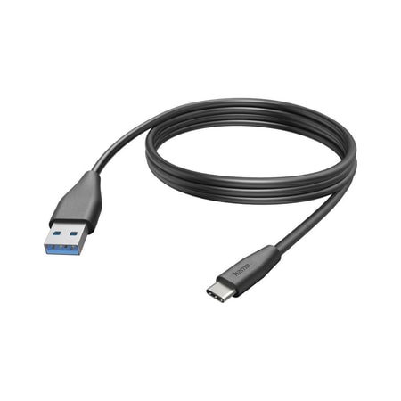 Ladekabel, USB-C - USB-A, 3 m, Schwarz