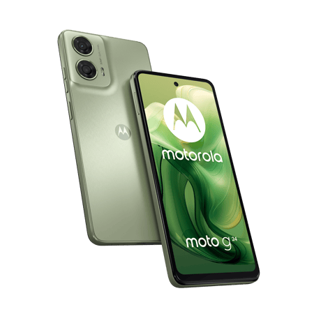 moto G24 4GB + 128GB Ice Green Smartphone