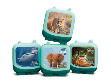  Clever Tonies Tierisch! Rekordverdächtig – bestehend aus 4 Clever Tonies