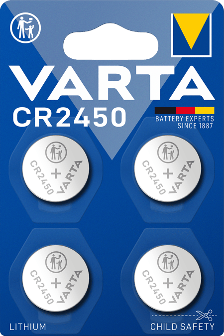 Batterie LITHIUM Coin CR2450 Blister 4