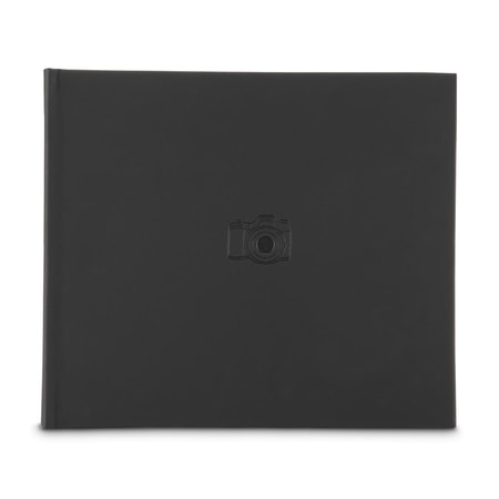 Buch-Album "Signs", 28x24 cm, 50 weiße Seiten, Schwarz (00007299)