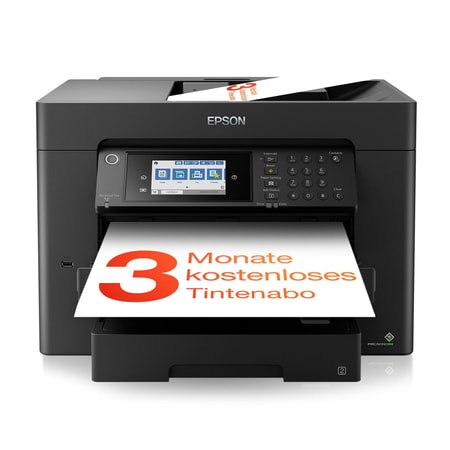 WorkForce WF-7840DTWF A3+ kabelloser Multifunktions-Tintenstrahldrucker, mit Tinte für 3 Monate