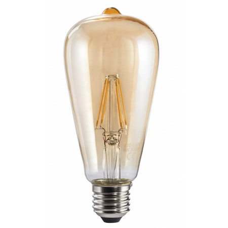 LED-Filament E27, 400lm ersetzt 35W, Vintagelampe, Warmweiß 00112683