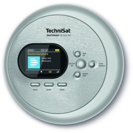 DIGITRADIO CD 2GO BT silber Disc-Man