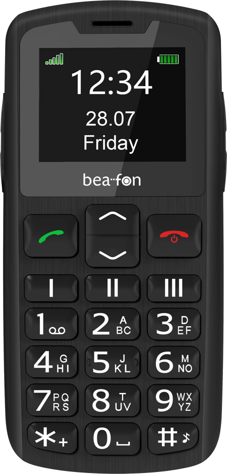 SL230 4G Handy, Schwarz - Modell 2025