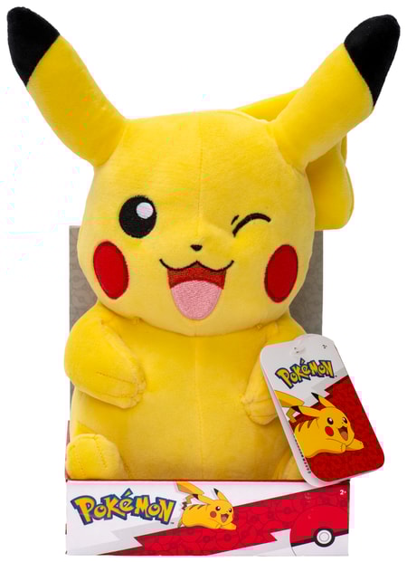 Pikachu Plüsch 30cm zwinkernd Kuscheltier