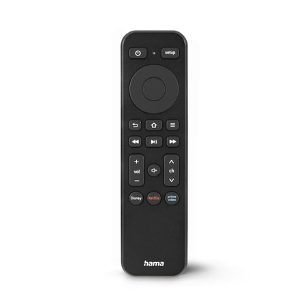 Fernbedienung, f. TV + Button Netflix, Prime Video, Disney+, programmierbar (00221050)