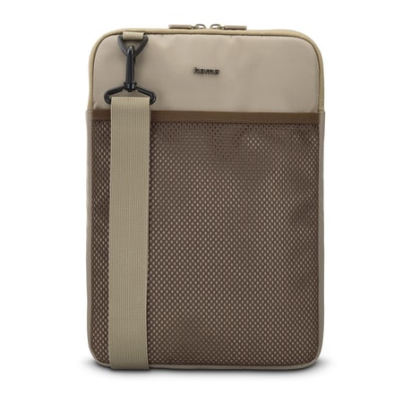 Laptop-/Tablet-Sleeve "To Go" zum Umhängen, bis 31 cm (12,1"), Beige-Braun