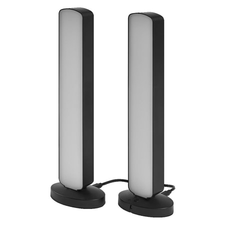 Smartes WiFi-Stimmungslicht "Mood Light Bar", RGBTW, Schwarz, 2 Stück (00221204) Tischleuchte