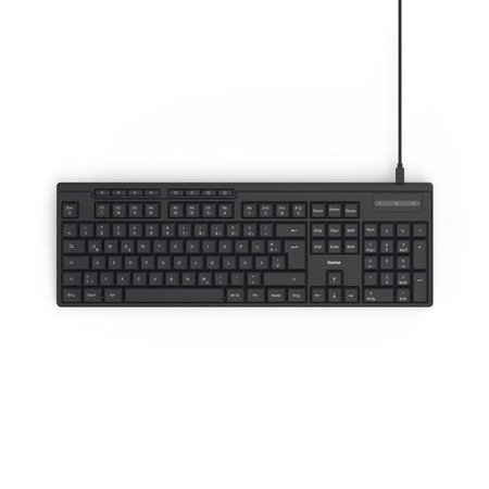 USB-Tastatur CK-200, kabelgebunden, 8 Media-Tasten, Schwarz, QWERTZ DE (00173052)