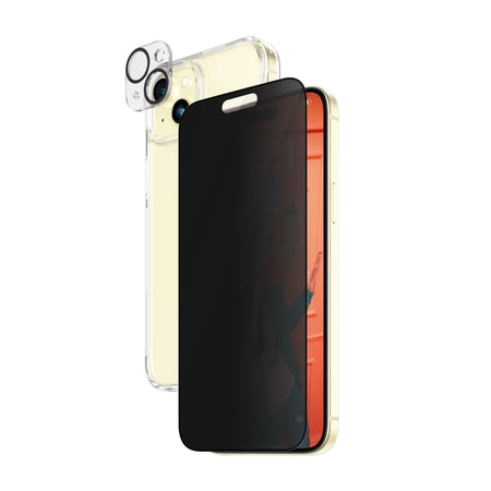 3 in 1 Privacy Set iPhone 15 Plus Handyhülle