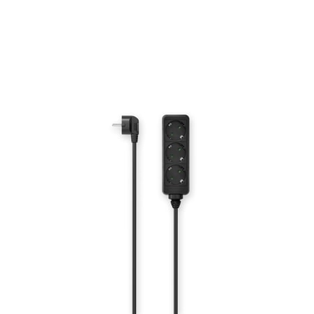 Steckdosenleiste, 3-fach, 1,4 m, Schwarz (00223003)