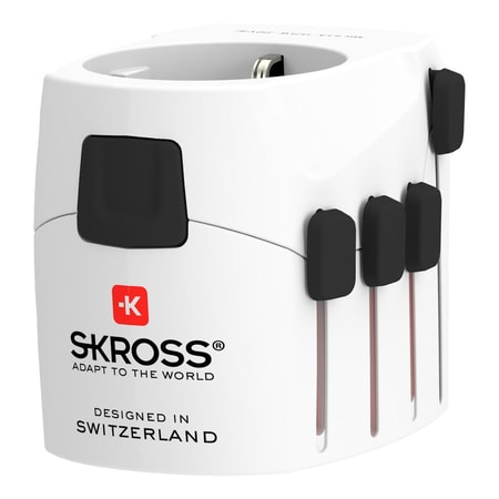 Reisestecker "Pro" (7A), Weiß
