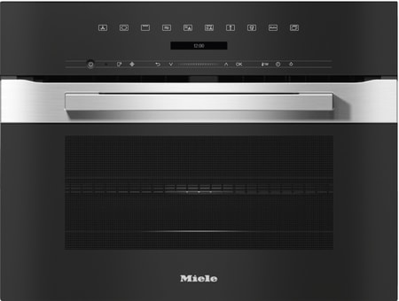 H 7240 BM Kompakt-Backofen mit Mikrowelle Edelstahl/CleanSteel