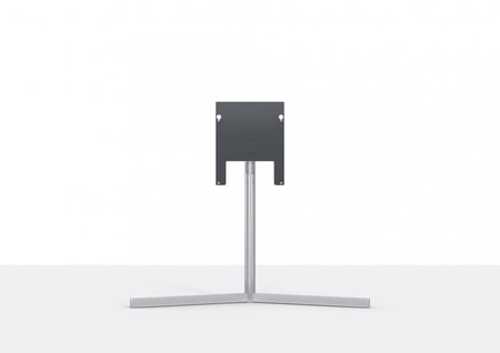 floor stand motor v alu silber TV-Ständer