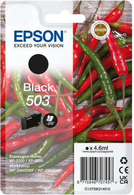 503 Chillies schwarz Druckerpatrone