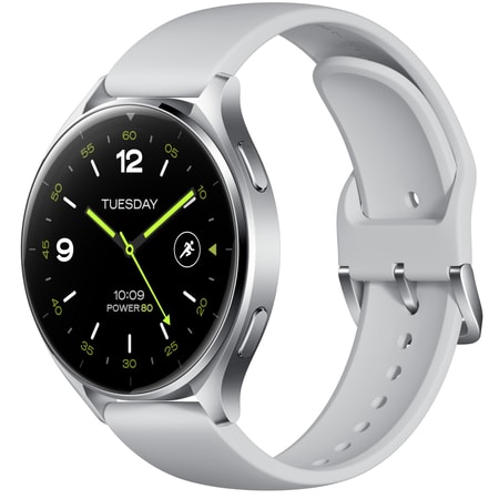 Watch 2, Silber mit silbernem Armband Smartwatch