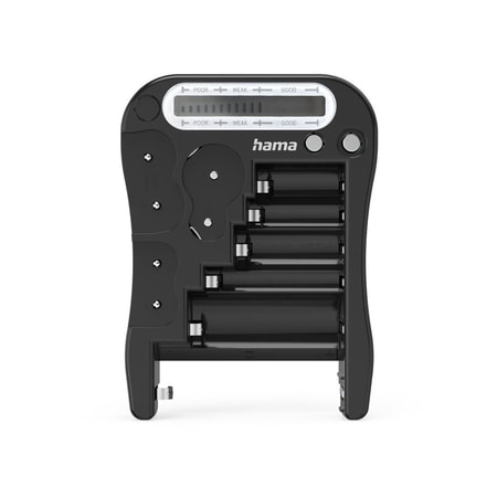 Batterietester, Universal-Messgerät für Akkus, Batterien, Knopfzellen (00223544)