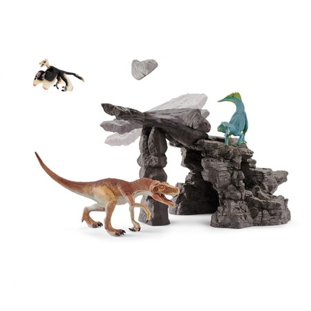 Dinoset mit Höhle Spielfiguren-Set