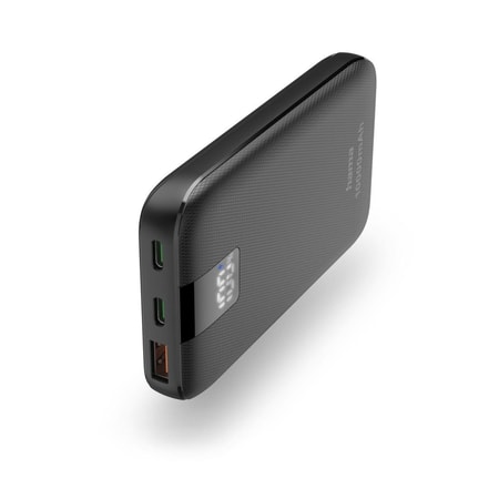 Power Pack "PD 10", 10000mAh, 3 Ausgänge: 2x USB-C, 1x USB-A, Anthrazit (00201718)