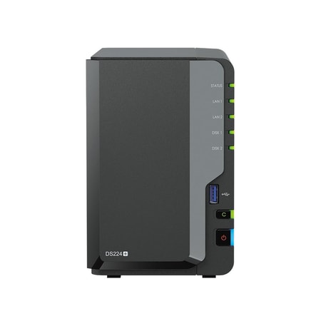 DiskStation DS224+, NAS und Speicherserver, Schwarz