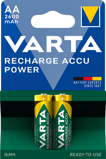 RECHARGE ACCU Power AA, 2er Blister Akku