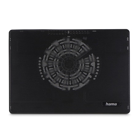 Laptop-Kühler "Slim", ultraflach, leise, leicht, bis 40 cm (15,6"), Schwarz (00126808)