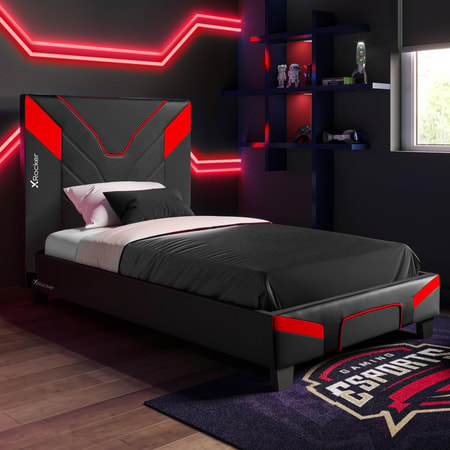 Cerberus MKII - Carbon Rot Gaming-Bett