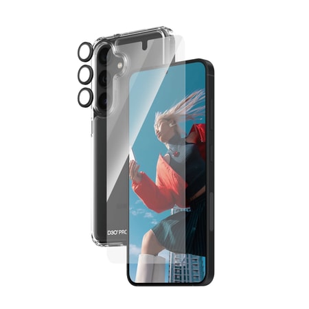 PanzerGlass 3-in-1 Schutz Set Samsung Galaxy S24 | Ultra-Wide Fit