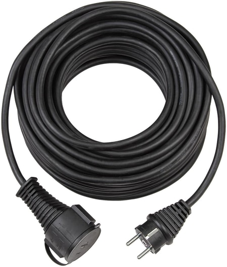 BREMAXX® Verlängerungskabel 10m schwarz
