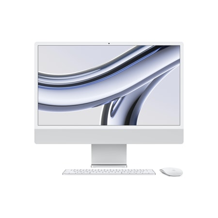 iMac Silber 24 Zoll, M3, 8-Core-CPU, 10-Core-GPU, 16GB, 1TB SSD