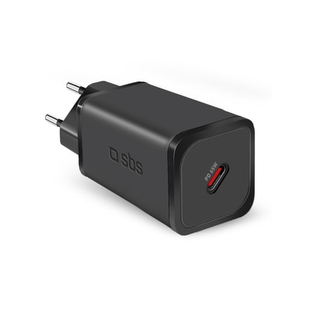 Power Delivery GaN-Ladegerät, 65 W, USB-C, Schwarz