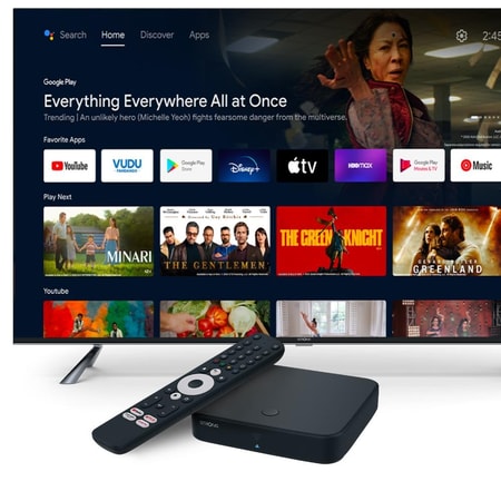 4K UHD BOX  SRT 420 - 2 IN 1 Smart TV Box