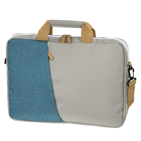 Florenz, bis 44 cm (17,3 Zoll), Petrol/Grau Laptop-Tasche