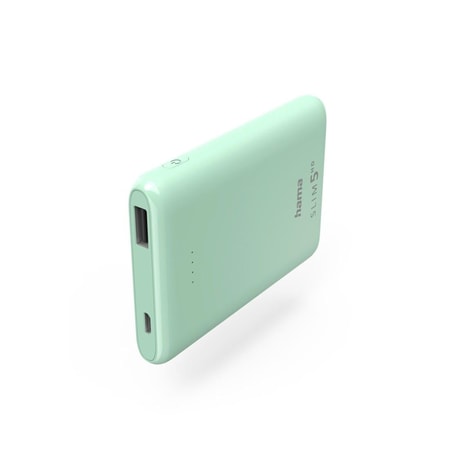 Power Pack "SLIM 5HD" 5000mAh, Ausgang: USB-A, Mintgrün