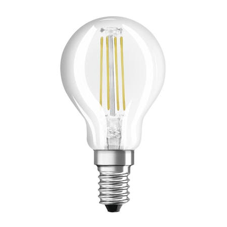 LED-Filament, E14, 470lm ersetzt 40W, Tropfenlampe, Warmweiß, 2 Stück (00112615)
