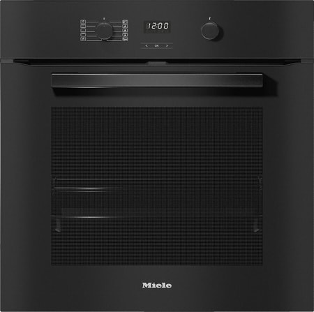 Einbaubackofen H 2860-2 BP PizzaPlus Obsidianschwarz