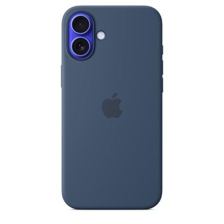 iPhone 16 Plus Silikon Case mit MagSafe - Denim