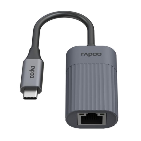 USB-C Adapter "UCA-1016" USB-C auf Gigabit LAN, grau (00226495)