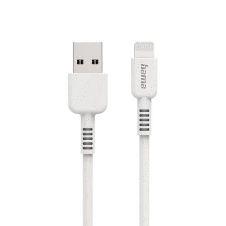 Ladekabel "Eco", USB-A - Lightning, 1 m, Weiß (00187283)