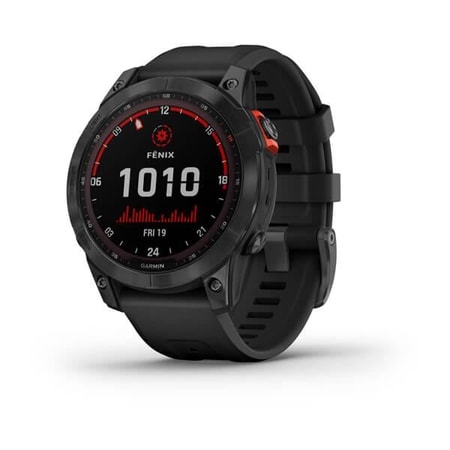 fenix 7X Solar Schiefergrau, 51mm, mit schwarzem Armband Smartwatch